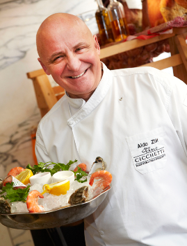 Celebrity chef Aldo Zilli